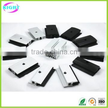 Solar panel thin film mounting frameless module clamp