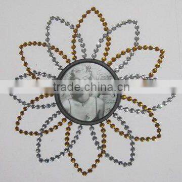 Acrylic Diamond Metal Wall Clock photo-1