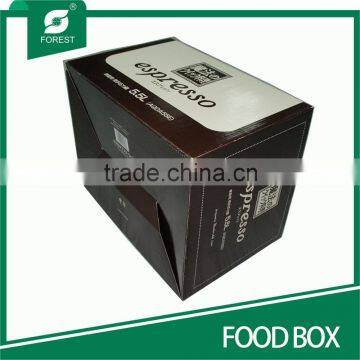 STANDARD SIZE CORRUAGTED FOOD MOVING BOXES FOR ESPRESSO COFFEE WITH CUSTOM LOGO photo-5
