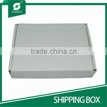 WHITE CORRUGATED PAPER SHIPPING BOXES WITH CUSTOM PRINT photo-6