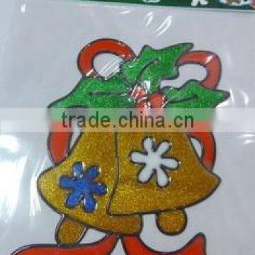 Green Snowfalke Window Sticker,Christmas Wall Sticker photo-6