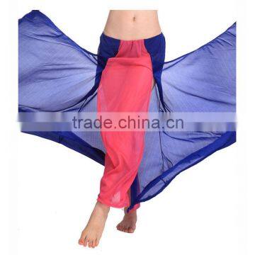 2016 Cheap Chiffon Long Colorful Sexy Belly Dance Skirts for Women Belly Dancing Costume Skirt on Sale