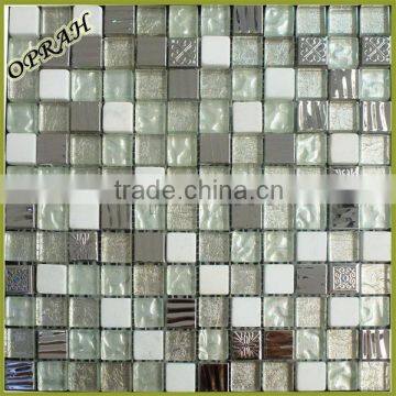 kitchen patterns tile glass mixed mosaic tile