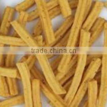 Puffed Corn Wheat Snacks Food Extruder Processed from DXY Machinery