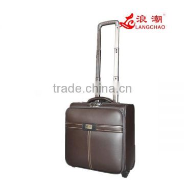 pu leather pilot flight bag