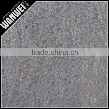 Order Flower Designer Elastic and Bright Nylon Spandex Lace Fabric for Fashion Dress and Skirts Hot Selling Wholesale photo-4