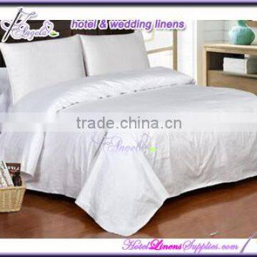 330TC white plain sateen luxury high thread counts duvet covers for 5-star luxurious hotels