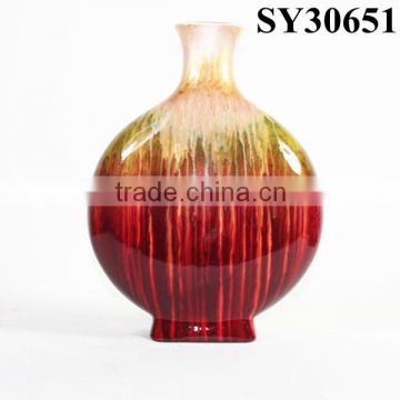 Vase for home glazed porcelain big flower vase