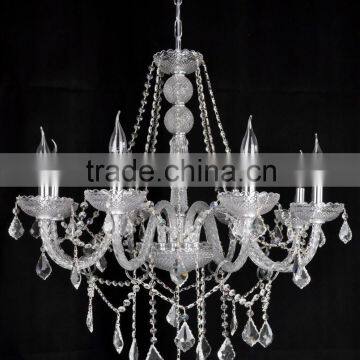 2016 traditional energy-saving bulb glass candle chandelier