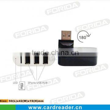 180 degree rotating head usb hub combo card reader driver