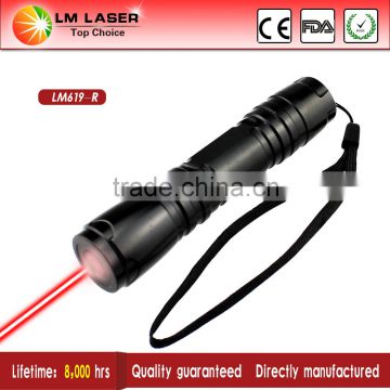 handhele adjustable red dot laser pointer 200mw 650nm red laser beam