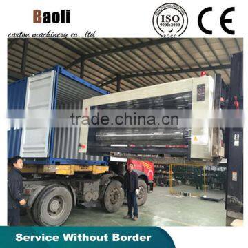 Corrugated carton box rotary die cutting machine/Corrugated kotak karton usaha Rotary paeh mesin motong