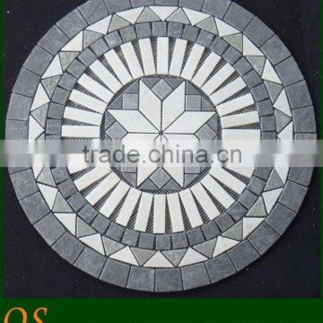 square mosaic tile medallion