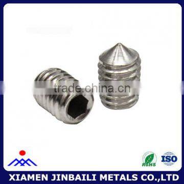 Stainless steel tip machine set screw