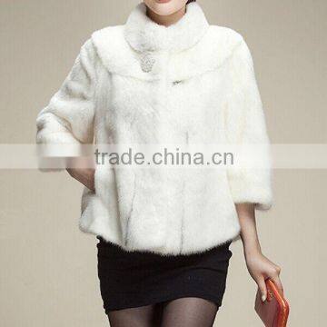 New Womens Party Coat Black And White Faux Fur Coat