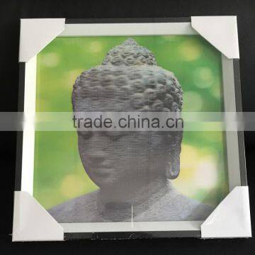 212214 - 11x11'' (28x28cm) 3D painting , Square 3D picture frame, buddha