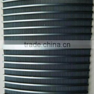 Stainless steel wedge wire flat screen