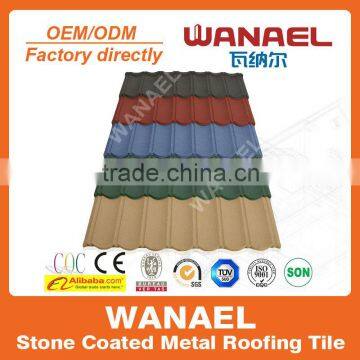 Synthetic spanish roof tile metal roof tile