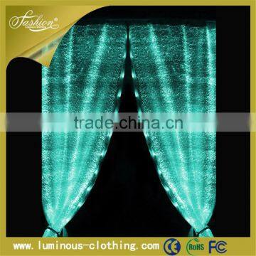 fiber optic luminous light up 2015 ready made fancy kitchen curtains