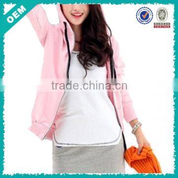 Sweatshirt Plain Zip Up Hoodies Cheap Wholesale (lyh010024)