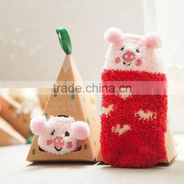 Children Animal Indoor Socks Cozy Socks Microfiber Fuzzy Socks photo-5