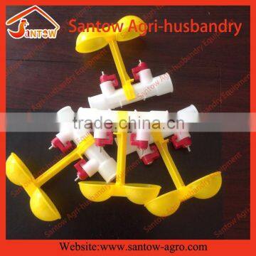 Poultry nipple drinker double cup for chicken