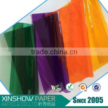 Plastic film/cellophane/bopp film/decorative paper in alibaba