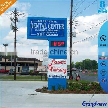 Dental office customized design monument pylon sign