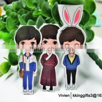 Wholesale advertisement gift custom magnetic anime bookmark