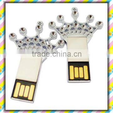 2016 Hot Selling Free Logo Brand USB Flash Drive Pen Drive Memory Stick Metal Various Shapes of Disk, photo-2