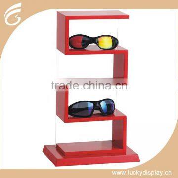 Wooden Sunglass Display Shelves