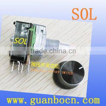 SOL-low cost slide potent-24mm potentiometer rk14k1230a0x 1000k potentiometer rotary alpha Potentiometer b500k 9n1 potentiometer