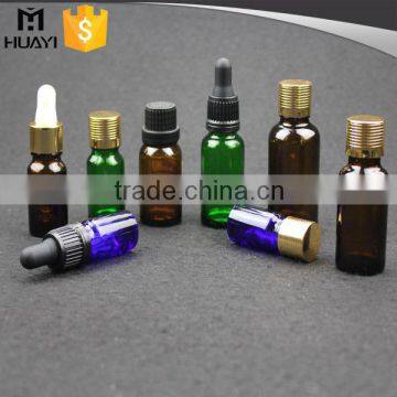 glass amber color 5ml 10ml 15ml 20ml 30ml 50ml dropper bottle