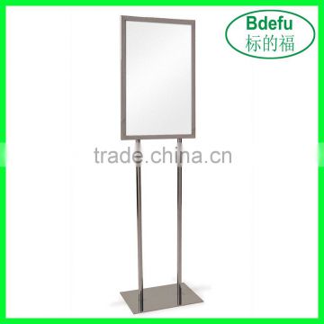 Bulletin Poster Sign Holder Floor Stand/ Acrylic Sign Holder With Metal Pedestal stand                        
                                                Quality Choice