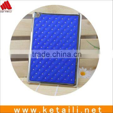 2013 Luxury Glittering Diamond Plating Cover Plastic Protective Case for Apple iPad