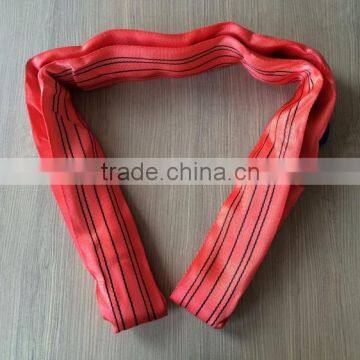12T High Tensile Nylon Round Sling for Lifting Oil Can and Wooden Crate