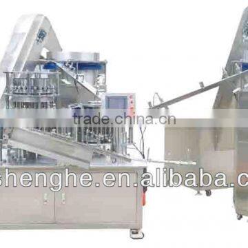 two part syringe assembly Machine