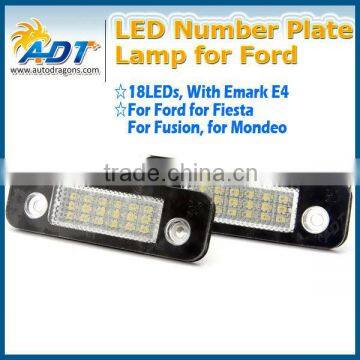 LED Number License Plate Lamp for Ford for Mondeo for Fie-sta for Fusion