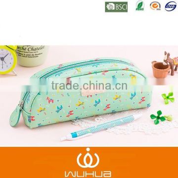 2015 fashion Korean style new hit color stitching stationery Pencil bag