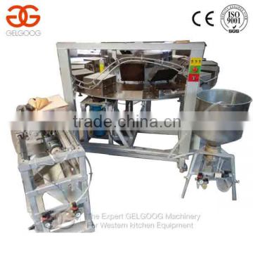 Ice Cream Cone Baking And Rolling Machine|Sugar Cone Making Machine