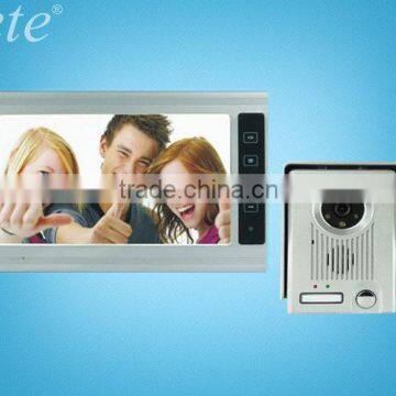 2.4G 9" TFT Intercom Doorbell Home Security 1 Camera 4 Monitor Wireless Video Door Phone