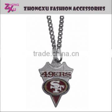 new custom sport NFL American football team San Francisco 49ers pendant necklace jewelry