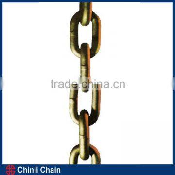 NACM96 Standard Transport Link Chain,US Standard G70 Link Chains ,Color Zinc Plated welded Link Chains