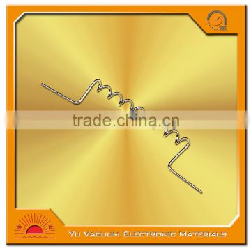 hill type special shape wolfram electrodes filament for evaporator vacuum coating