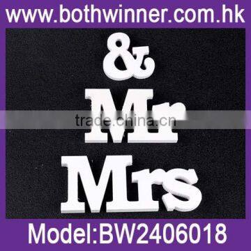 MR & MRS alphabetical Decoration