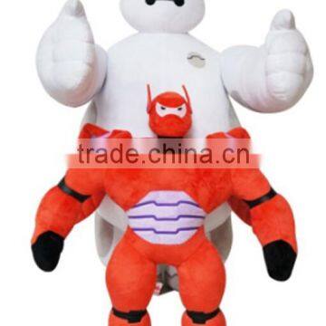 Custom Big Hero 6 plush baymax keychain toy stuffed big cartoon keychain