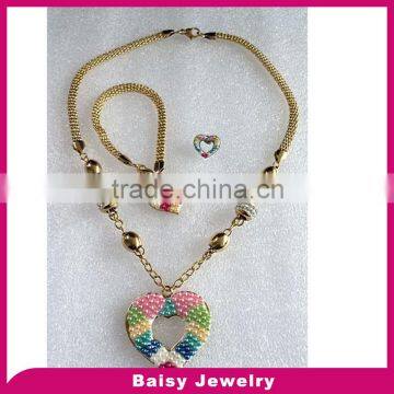 2016 New Arrival Jewelry stainless steel fashion jewelry set
