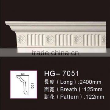 Factory price high-quality carving pu cornice/crown moulding Interior and Exterior Decorative PU foam Cornice Moulding