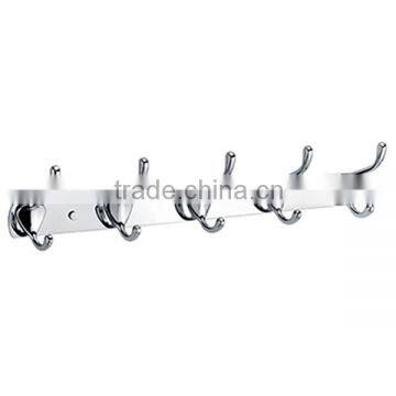 Alibaba manufacturer quality alloy stainless steel bathroom polished robe hook