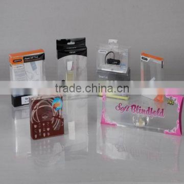 2016 Soft crease clear pvc packaging box